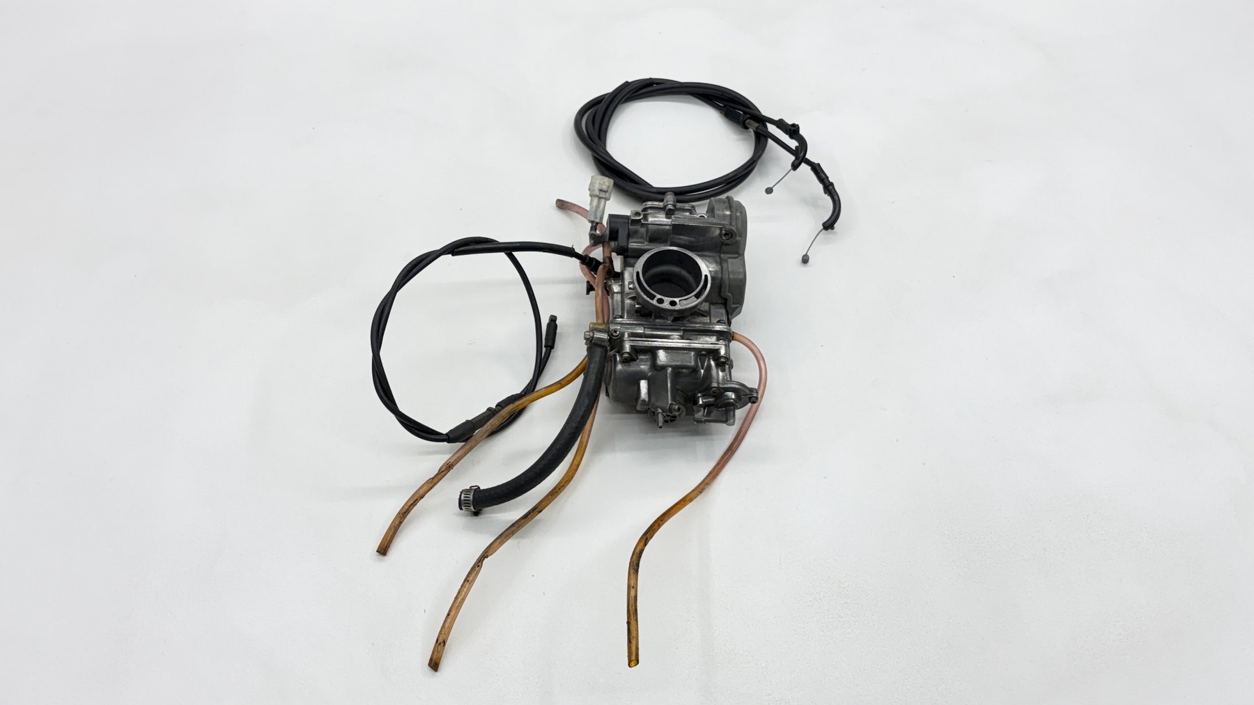 04-05 Kawasaki KX250F OEM Carburetor Keihin FCR 37mm Throttle Intake 15003-0022